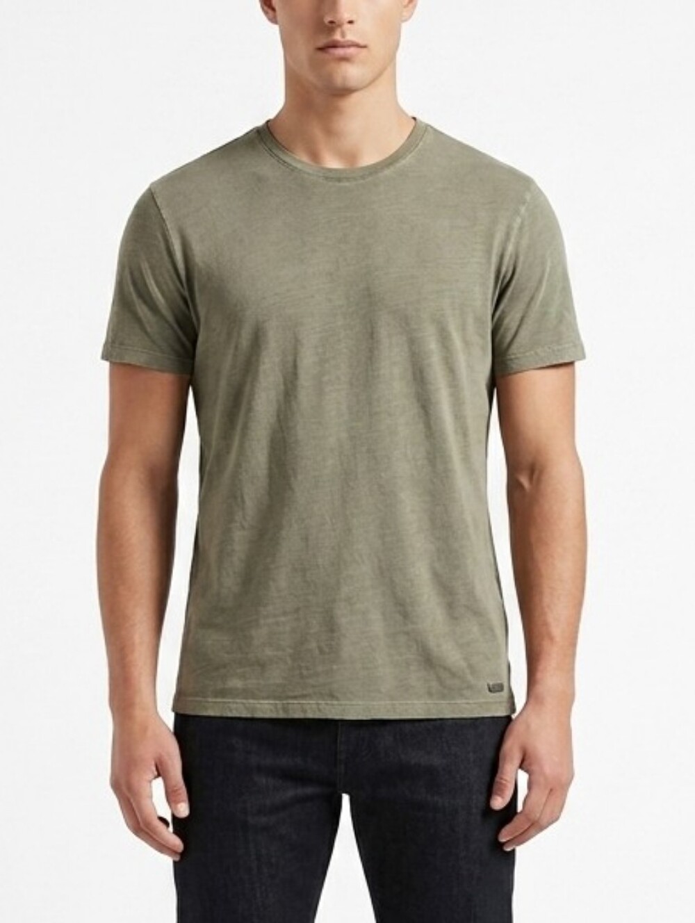 Armani Exchange Men's Olive Crew Neck T-Shirt Size XS